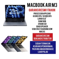 Macbook Air M3 2024 13" 16GB/512GB Garansi Resmi 1 Tahun Macbook Air M3 13" 16GB/512GB Macbook Air M