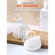 Round Silicone Shampoo Comb Massage to Reduce Stress and Reduce Hair Loss HY WAXING 10724