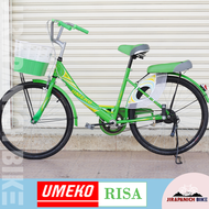 จักรยานแม่บ้าน 24 นิ้ว UMEKO รุ่น RISA (มีทีมงานช่างผู้ชำนาญทำการเช็คจักรยานก่อนจัดส่ง)