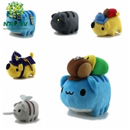NAESV Bugcat Capoo Keychain, Blue Cat Toy Multiple Style Bugcat Pendant, School Bags Keyring PP Cott