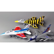 [Press Box Baby Toys] F-16 Fighter Alloy Airplane Model Sound Light Pull Back F16 Toy