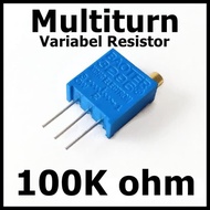 Multiturn Variable Resistor 100K ohm 100000 Ohm ohm ohm