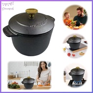 Cast Iron Rice Cooker Deepened Rice Pot Induction Compatible Dutch Oven Multi-Function Rice Casserol