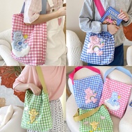 Care Bears Checkered Messenger Bag 3 Colors