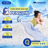 PENGUIN Smooth Decorative Antarctic Ice Blanket, Cool Summer Blanket, Cool Air Conditioning Elastic 