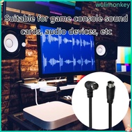 WU Reliable 9Pin Mini DIN Male to Male S Video Cable for Video Transmission in TV Monitoring Project