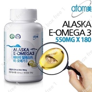 【BUY3FREE1】 【READY STOCK】Atomy Alaska E-Omega 3 (550mg x 180capsules) 艾多美 阿拉斯加深海鱼油 detox EXP2027.6