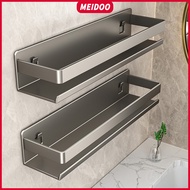 MEIDOO Bathroom Storage Rack Bathroom Storage Aluminum Wall-mounted Waterproof Rust-proof Storage Rack