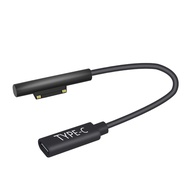 0.15m/0.49FT Surface PD Charging Adapter Cable,Type-C female jack to surface pro 456 PD Power Charge