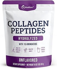 Best Collagen Powder for Women &amp; Men. Collagen peptides Protein Powder. Pure Keto Hydrolyzed Collagen Supplements for Hair Growth, Skin, Nails, Joints &amp; Weight Loss. Grass Fed, Unflavored. Type 1 &amp; 3