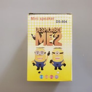 全新 DESPICABLE ME 2 迷你揚聲器 適用於 MP3 播放器放大器 Micro SD TF 卡手機電腦單線禮盒