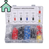 OTUINSG 1200 Pcs Cold Pressed Terminals, 8 Different Size Copper and PVC Wire Ferrule Terminal Kit, 