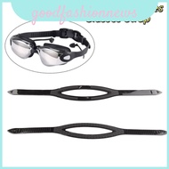 Adjustable Silicone Strap For Diving Mask Size 54cm/21.25in Black