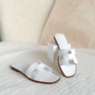 Hermes Oran women sandal White 100%ORIGINAL Brand New - 37