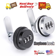 3 digit Combination Keyless 3Digit Pin Code Zink Alloy Mailbox Cabinet Letter Box Drawer AirBnB