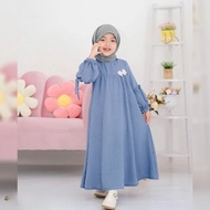 Ganis Girls' Gamis Simple Elegant Cool Girls' Gamis 7 1 10 5 Children's Gamis Ages 2 6 11 Games Clot