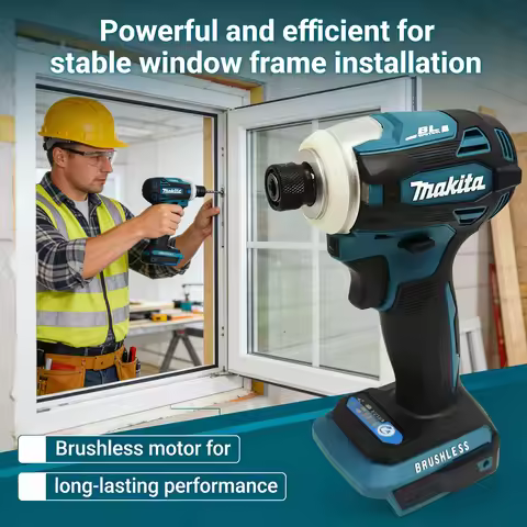 Makita DTD172 18V LXT Brushless Impact Driver | 140 N·m High-Torque Cordless Screwdriver