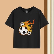 20262026World Cup Football Printed T-Shirt Hot-Selling Pure Cotton Round Neck Short-Sleeved Children