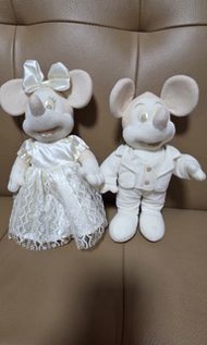 迪士尼米奇米妮結婚公仔一對
