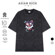 Wash Asian Rich Premium Tee Crazy Smiley Face