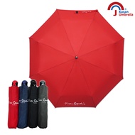 皮爾卡登 超潑水防風自動雨傘 紅色