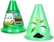 【36 Pieces】Garden Cloches for Plants, Multifunctional Plant Cover Plant Protectors Transparent Bell 