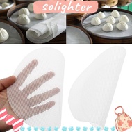 SOLIGHTER Silicone Mat Non-Stick Cookware White Dim Sum Paper