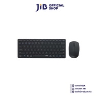 KEYBOARD & MOUSE (คีย์บอร์ดและเมาส์) RAPOO 9050M (DARK GREY)