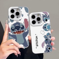 Cartoon Cute Anime Stitch case iPhone xs max xr 11 12 pro 13 14plus 15 pro max iPhone 7 8 se 13 pro max 12 13 mini casing