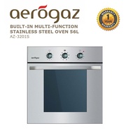 Aerogaz Built-in Multi-function Stainless Steel Oven 56L (AZ-3201S)