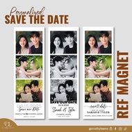 SAVE THE DATE - Personalized Ref Magnet | For Birthday, Christening, Wedding or any occasion