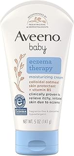Aveeno Baby Eczema Therapy Moisturizing Cream 12 Ounce (354ml) (2 Pack)