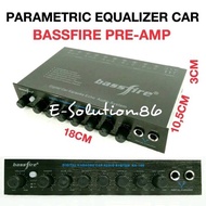 Parametric Mobil BASSFIRE Preamp Equalizer Mobil Priamp Parametrik