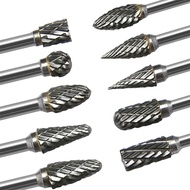 【LADYFT】1pc 3x6mm Tungsten Carbide Burrs Rotary Drill Die Grinder Carving Bit Double Cut