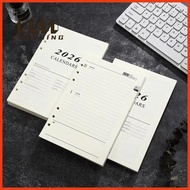 PETI CLOTHING Loose Leaf A5 Notebook Daily Planner Perforated Sheets Agenda Planner  Refill Page 365