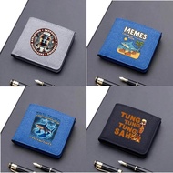 New Italian Brainrot cartoon short wallet zipper wallet card bag gift
