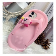 3D CASE KRIBY PINKY FLIP-FLIP SANDALS FOR ANDROID VIV0 | Y21/Y21S/Y21T/Y21A Y33S/Y33T Y75 5G T1 5G Y
