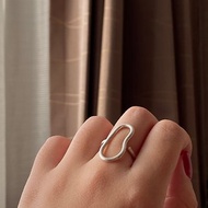 Silver peanut ring 999純銀手工小花生造型戒指 可調式