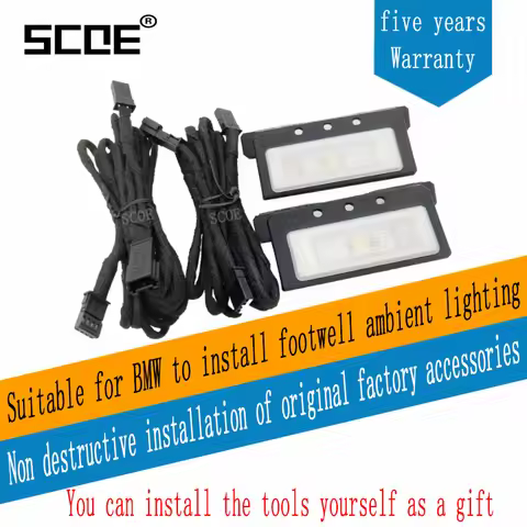 SCOE applies to BMW and BMW F30 F34 F35 F18 F10 footwell lamp assembly with wiring harness modificat