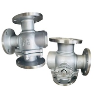 Diverter Valve Stainless Steel Ball Valve 304 Ball Valve Q45F Manual/T-Type Reversing Q44F Three-Way