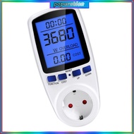 POP Digital LCD Wattmeter 220V Power Meter Backlight Electricy Consumption Energy Meter Power Kilowa