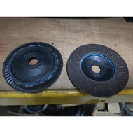 4"SAND PAPER FLAP DISC 80＃120#