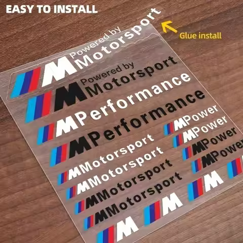 Car Trunk Fender Emblem Styling Decoration For BMW M E60 E36 E38 E39 E46 E53 E61 E63 E64 1/3/5/7 Ser