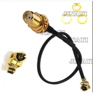 2pcs Black 1.13 SMA Female Jack to IPX u.fl IPEX Connector RF Pigtail Cable 1.13mm 10cm 15cm 20cm 30