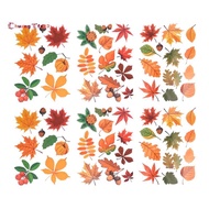 Window Decals Fall Clings Thanksgiving Fall Window Stickers for Glass Window Seasonal Autumn Decorat
