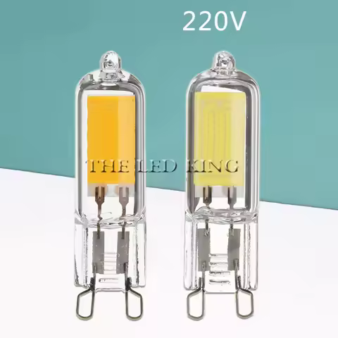 1PCS 4PCS 10PCS Super Bright 7W 12W LED Lighting Replacement Spotlight g9 Crystal Chandelier Warm Wh