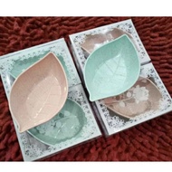 Store_azizah WEDDING SOUVENIRS LEAF BOWLS 100/S 50 MOTIF MICA PACKAGING store_azizah