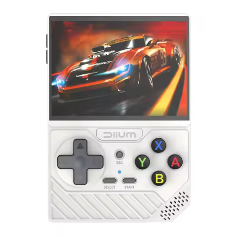 D008 Handheld Game Console Video Game Consoles Open Souce Linux System 3.5 Inch IPS Screen 32Bit ARM