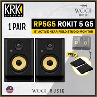 KRK RP5G5 ROKIT 5 G5 5" Active Near-Field Studio Monitor - Black