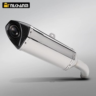 SV650 Motorcycle exhaust system modification mid link AK escape muffler for Suzuki SV650 2016-2024